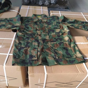 Gouvernement nigérian été <span class=keywords><strong>tendre</strong></span> Durable BDU Multi Jungle veste pantalon léger toile formation uniforme pour confortable - Product Image 1