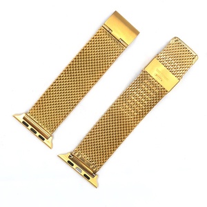 Pulsera Milanese Loop para <span class=keywords><strong>apple</strong></span> <span class=keywords><strong>Watch</strong></span>, <span class=keywords><strong>correa</strong></span> de malla de acero inoxidable grueso, moda 1,0 - Product Image 4