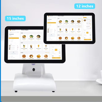 Caja Registradora POS de 15 Pulgadas, Software Inteligente Todo en Uno, Sistemas POS Android, Terminal de Caja para Minoristas y Restaurantes