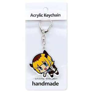 Llavero de Metal con Impresión UV Recomendado por <span class=keywords><strong>Hoshino</strong></span>, Lindo Colgante Rectangular de Acrílico con Cadena y Rubí para Niños - Ai Kanade - Product Image 4