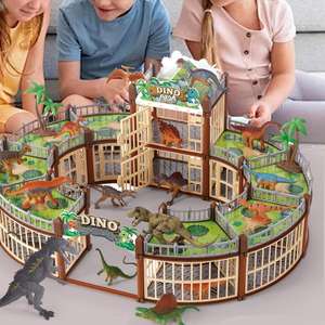 Nature World dinosaure jouets 3d modè<span class=keywords><strong>le</strong></span> assemblage parc à thème Animal bricolage dinosaure modè<span class=keywords><strong>le</strong></span> amusant jouet pour scène - Product Image 3