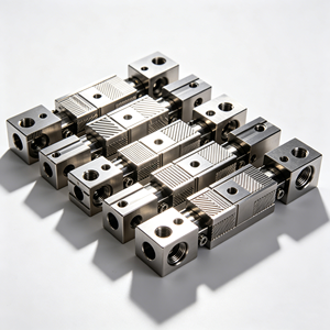 Bloques de Válvulas Apilables de Acero Inoxidable de Precisión, Componentes Industriales para el Control de Fluidos - Product Image 1