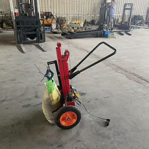 Taşınabilir yeni çelik elektrikli kaldırma arabası 12V 550W yüksek güç ile 1.1m kaldırma yüksekliği ve vinç kolu çiftlik ve meyve bahçesi kullanımı için - Product Image 3