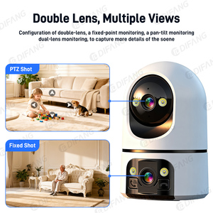 Cámara de Seguridad WiFi de 10MP CMOS para el Hogar, Doble Lente, PTZ Interior, Zoom 5X, Monitor para Bebés y Mascotas, Audio Bidireccional, Visión Nocturna en la Nube - Product Image 5