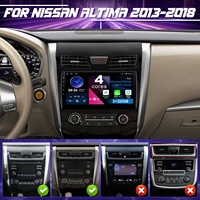 Radio Estéreo Android de 10.1 Pulgadas con Bluetooth, FM, DSP, Reproductor Multimedia para Automóvil, Reproductor de Video para Automóvil, Reproductor Android para Nissan Altima 2013-2018