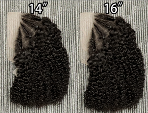 Pelucas de cabello humano doblemente trenzado FH de 10-16 pulgadas, rizadas estilo Jerry, tipo Bob, con encaje frontal 13x4, cabello virgen vietnamita. - Product Image 5