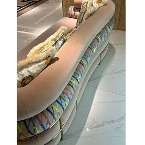 أريكة فاخرة على شكل حرف L مع سرير بتصميم ترانزيستور أريكة تخزين متعددة الوظائف أريكة كهربائية يمكن شدها وشحنها بوصلة USB - Product Image 4