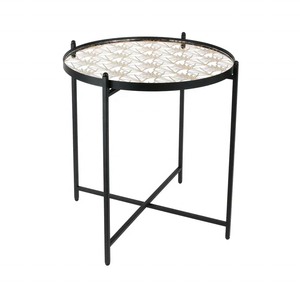 Leisure Stainless Round Polished Gold <strong>End</strong> <strong>Table</strong> Metal <strong>Cheap</strong> Side Living Room Furniture Coffee <strong>Table</strong> Set - Product Image 3