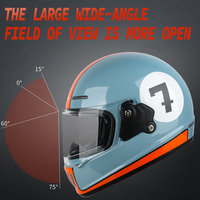 Casco de Carreras Retro para Karting Eléctrico, Go Kart, Accesorios para Autos de Paseo