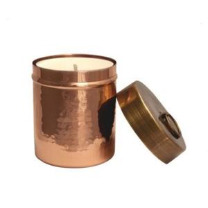 Bocaux de bougie faits à la main, derniers pots de bougie pour la décoration de luxe de la maison, Mini pots de bougie indiens en cuivre faits à la main, vente en gros - Product Image 2