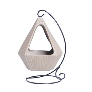 Brûleur d'encens en céramique LANJO pour Palo Santo et <span class=keywords><strong>sauge</strong></span> avec support pour Bakhoor et four suspendu artisanal pour la combustion - Product Image 5