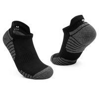 Chaussettes de compression pour hommes et femmes, coupe basse, respirantes et à séchage rapide, avec impression numérique, idéales pour la course et le sport en automne