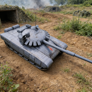 Réplica 1:1 de Vehículo Inflable de Misiles de Defensa Aérea, Modelo de Plataforma de Entrenamiento para Simulación de Vehículos de Armas - Product Image 3