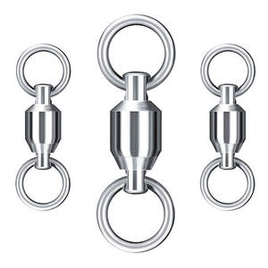 Anneau en forme de 8, pêche rapide, équipement de pêche, roulement renforcé, émerillon à ressort, accessoires de pêche en mer - Product Image 6