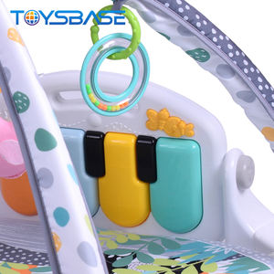 רך פעילות מוסיקלי פסנתר חדר כושר תינוק לשחק מחצלת עגול, תינוק צעצועי באינטרנט קניות - Product Image 4