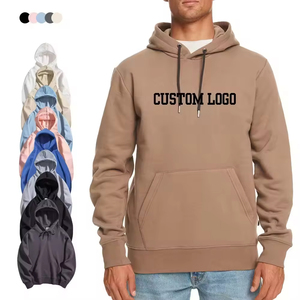 OEM ODM Manufacturer Factory Custom logo 100_ Cotton Heavy Weight Hoodies Plus Size Blank Print logo Pullover Hoodies for Men