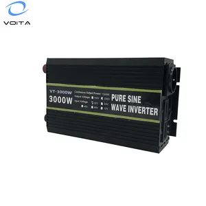 12V 24V 48V 60V to AC220V Pure Sine Wave 3000W Peak Power Car Solar Inverter Rated 1500W for Home Use