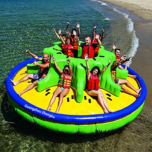 <span class=keywords><strong>Juguete</strong></span> Inflable <span class=keywords><strong>de</strong></span> Pulpo Giratorio, Pulpo UFO Inflable Acuático, Disco Giratorio Remolcable <span class=keywords><strong>para</strong></span> Embarcaciones - Product Image 1
