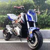 Moto électrique de course Z6 personnalisable en direct d'usine, moteur brushless 2000W 72V, vitesse maximale 80-120 km/h, autonomie 80-180 km