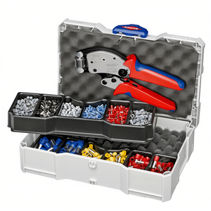 ชุดเครื่องมือย้ำสายไฟ Knipex พร้อมขั้วต่อและตัวเชื่อมต่อแบบต่างๆ สำหรับงานเดินสายไฟ - Product Image 2