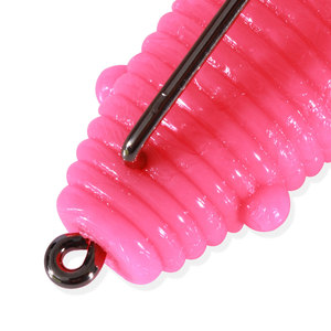 Meilleure vente <span class=keywords><strong>brochet</strong></span> carpe tête de gabarit pré gréée queue de pagaie souple en plastique leurres de pêche artificiels appâts bar truite lac ruisseau Silicone - Product Image 3