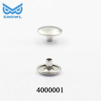 SNOWL Vis à clipser 10 mm – Fixation pratique pour bateaux et tentes de yacht – Accessoires de toile marine de haute qualité