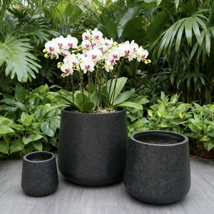 Pot de fleurs en céramique pour la décoration de la maison et du jardin, jardinières et pots en fibre de verre, Fiberstone/FRP, vente chaude, élégant AT-Z55, acier résistant aux intempéries - Product Image 2