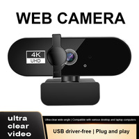Webcam2K/yüksek çözünürlüklü virüs için 4K bilgisayar kamerası-mikrofon ağı ile ücretsiz çevrimiçi sınıf canlı akış Video sohbet