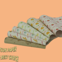 Papier d'emballage personnalisé pour sandwichs de charcuterie, qualité alimentaire rapide, emballage pour hamburgers, revêtement PE, anti-graisse, emballage vierge