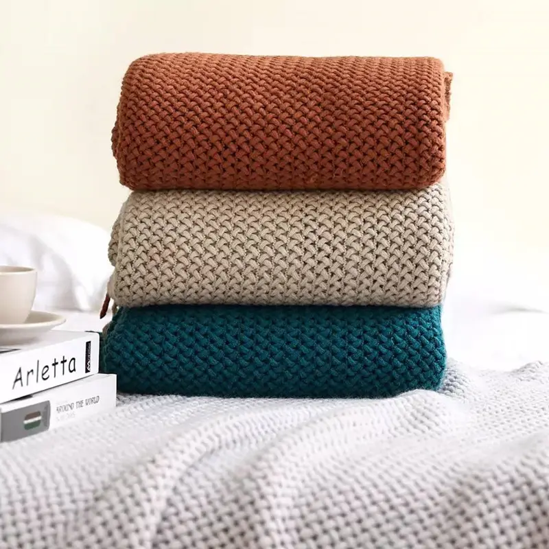 Nodic Knitted Blanket/