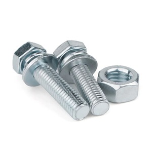 卸売金物ボルトナットメーカー亜鉛メッキ六角ボルト工業用金物ファスナー供給 - Product Image 1