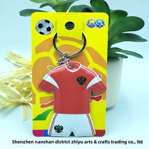 Llavero de camiseta de fútbol transfronterizo para equipos de Argentina y Francia, colgante, regalo creativo, 7.5*6CM Kx-015 - Product Image 6