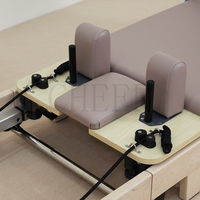 Machine de Pilates pliable en bois d'érable pour la remise en forme à domicile, conçue pour l'entraînement de force et de flexibilité
