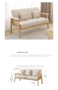 Poltrona Moderna in Legno Massello, Sedia Lounge per Camera da Letto, Arredamento per Salotto - Product Image 2