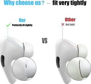 <span class=keywords><strong>Embouts</strong></span> d'oreille en silicone de remplacement 1:1 pour <span class=keywords><strong>AirPods</strong></span> Pro et <span class=keywords><strong>AirPods</strong></span> Pro <span class=keywords><strong>3</strong></span> avec trou de réduction du bruit, <span class=keywords><strong>embouts</strong></span> d'oreille en silicone pour <span class=keywords><strong>AirPods</strong></span> Pro - Product Image 6