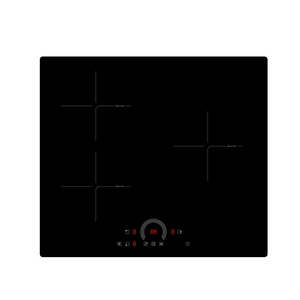 Table de cuisson à induction encastrable à quatre brûleurs, homologuée CE, avec commande tactile par capteur, 3 brûleurs - Product Image 4