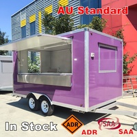 Camion de cuisine mobile complet pour la vente de panini, de nourriture italienne et de café en rue