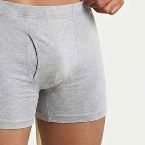 High Quality Customized Colors Plain Dyed Breathable Quick Dry <b>Boxer</b> Elastic Waistband Breathable Fabric Private Underwear - Product Image 6