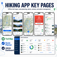Développement d'une application de navigation de randonnée haut de gamme pour iOS et Android avec cartes hors ligne, itinéraires GPS et découverte de sentiers - LionCreate
