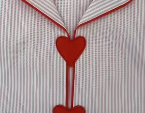 OEM donna estate autunno cuore rosso <span class=keywords><strong>pigiama</strong></span> in cotone <span class=keywords><strong>a</strong></span> <span class=keywords><strong>righe</strong></span> Set pantaloni lunghi Lounge pigiami <span class=keywords><strong>a</strong></span> <span class=keywords><strong>righe</strong></span> rosa morbido cuore - Product Image 4