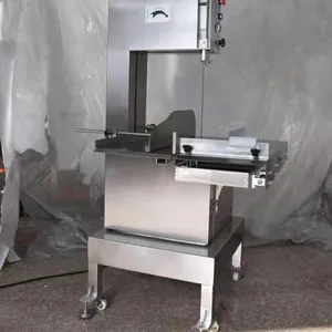 2200W large capacity frozen meat bone cutting saw automatic commercial bone saw plate frozen meat cutting machine