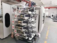 Nouvelle machine d'impression offset à sec automatique 8 couleurs pour gobelets en plastique avec marquage CE 250-360 gobelets/min GCHP-8180