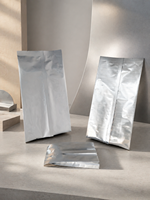Sachet composite multi-formes en aluminium alimentaire avec fermeture éclair, transmission ultra-faible eau-oxygène, emballage avec bec verseur en option, suspendable