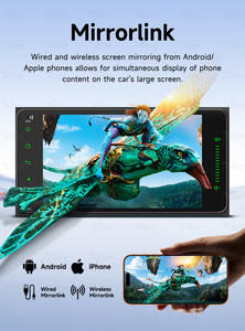 Lecteur multimédia de voiture BQCC 7 pouces MP5 sans fil <span class=keywords><strong>CarPlay</strong></span> Android Mirrorlink, écran de voiture HD BT <span class=keywords><strong>CarPlay</strong></span> pour Toyota Corolla - Product Image 5