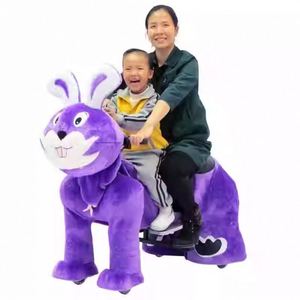 Scooter Eléctrico Musical de Peluche con Forma de Animal, Unisex, Operado con Monedas, Juguete de Paseo para Niños - Product Image 4