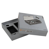 Boîte d'emballage cadeau argent premium, coffret d'emballage sans fil pour casque, vente en gros, livraison gratuite