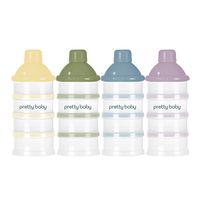 Boîte de rangement pour collations pour bébé, distributeur de lait en poudre, conteneur à plusieurs couches (3-4 couches), sans BPA, logo personnalisé OEM