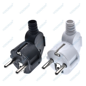 Fiche Mâle Raccordable UE 16A 4.8mm pour Prises Électriques Câbles Adaptateur Rallonge Connecteur Courant Alternatif - Product Image 2