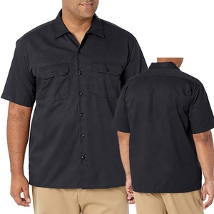 Camicia da Lavoro Personalizzabile per Uomo, Manica Corta con Bottoni, Taglia Oversize, per Edilizia e Industria - Product Image 3