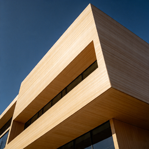 แผ่นผนังภายนอกกันไฟเกรด A2 ทันสมัย ป้องกันไฟฟ้าสถิตย์ ขนาด 2 มม. 8 มม. แผ่นอลูมิเนียมคอมโพสิต กันน้ำ - Product Image 6